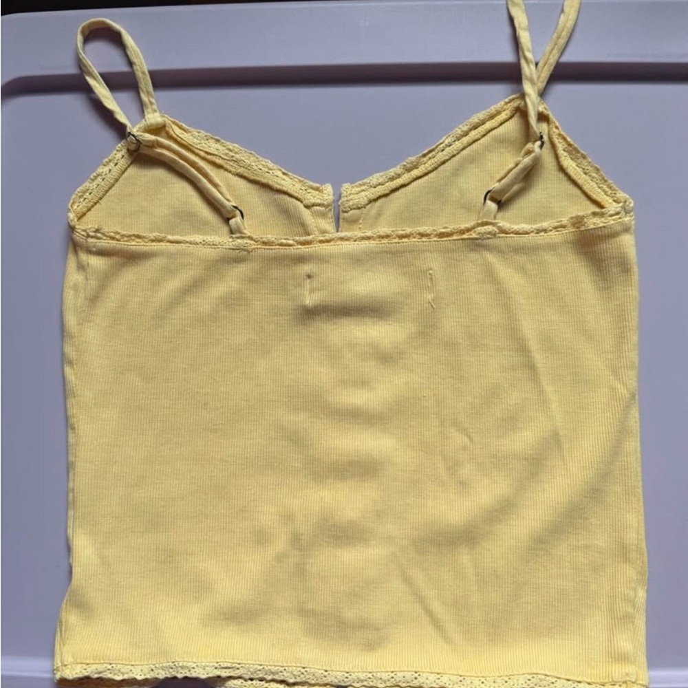 Idyllwind Yellow Button-Up Tank Top - Picture 3 of 4